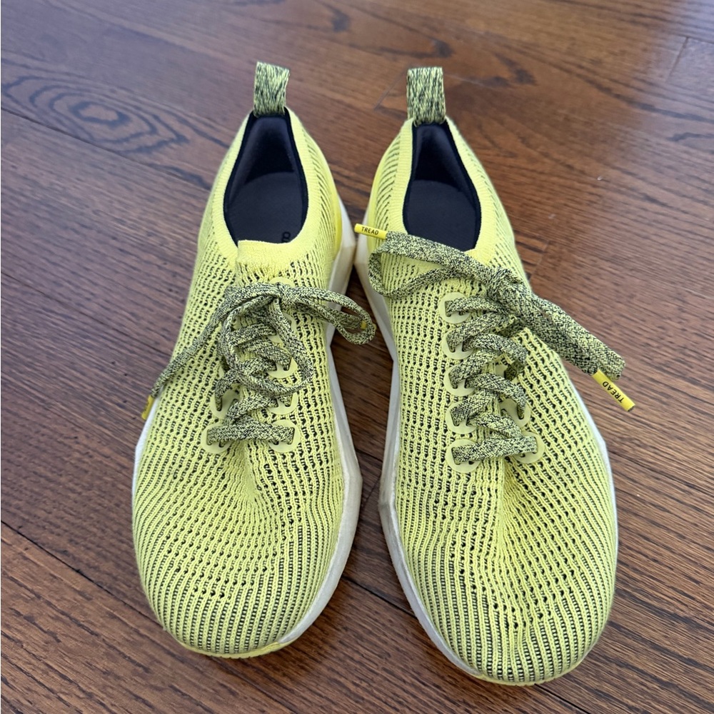 Allbirds Tree Runner Yellow Knit Sneakers